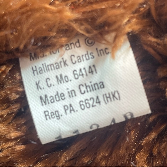 Vintage Hallmark Comet plush tinsel Reindeer Excellent - Picture 16 of 16